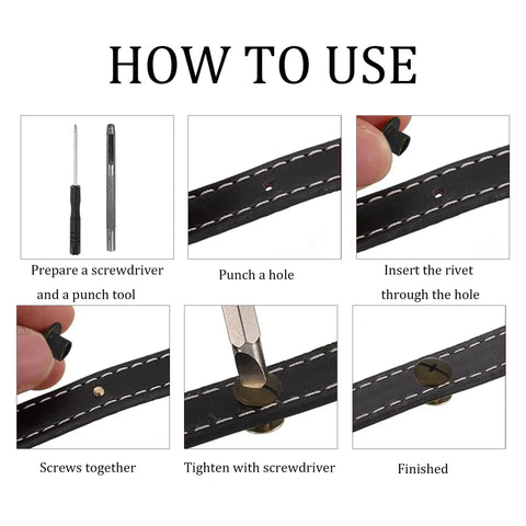 How to use 50 Pack Top Rated Heavy Duty M5 X 5mm Chicago Screws With Phillips Head For Leather Work And Bookbinding Antique Bronze Binding Posts tutorial steps.