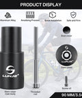 Bike Stem Riser Extender For 1 1/8 Inch Fork 28.6mm Dope Upgrade For MTB Road BMX with threaded rod and screw set display