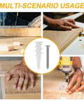 Heavy Duty Wall Anchors Set With Screws For Drywall And Concrete in various woodworking scenarios