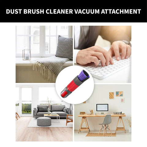 Scratch Free Dusting Brush Attachment For Outsize V15 Detect V11 V12 Detect Slim Cyclone V10 V8 V7 Vacuum Cleaners, cleaning images.