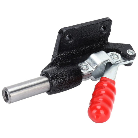Heavy Duty Quick Release Toggle Clamp A Real Workhorse With 230Kg Holding Capacity For Drilling Cutting Welding And Tool Assembly Metalworking And PCB Bonding Applications Stainless Steel And Plastic Construction For Built To Last Performance, red handle