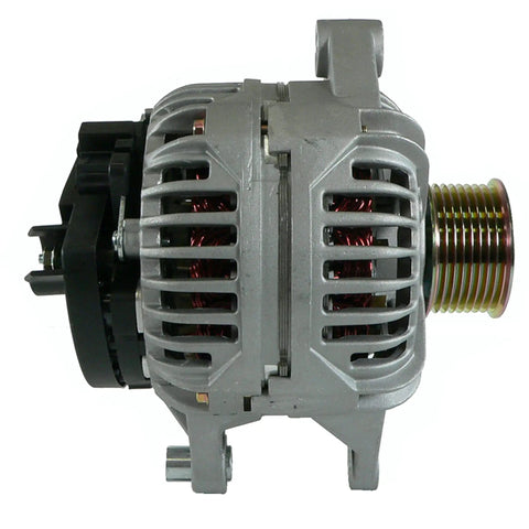 Road Ready Heavy Duty Replacement Alternator For Dodge Ram 5.9 Liter Pickup 1999 To 2002 Direct Fit 136 Amp External Regulator side view