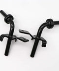 Pro Grade Steering Spindle Kit Replacement For John Deere Lawn Mowers with black steel components and mounting brackets.