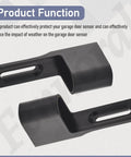 Two Pack Garage Door Sensor Sun Shield Protector Covers For Cham-Berlin 41A5034 820CB And LiftMaster 801CB-P Sensors, Weatherproof Shielding That Keeps Sun Glare And Debris Off, Covers Only No Sensors Included