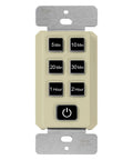 Zero Neutral Wires Needed For This Super Convenient Countdown Timer Switch with buttons for ceiling fans and lights.