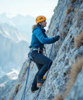 Heavy Duty 3/4 By 50 Foot Double Braided Polyester Arborist Rigging Rope Built Like A Tank For Tree Climbing Rigging And Yard Hauling Delivers Zero Stretch on a climber's harness while scaling rocky terrain.