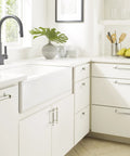 Carrigan Polished Nickel Cabinet Pull Three And Three Quarters Inch Center To Center 96mm on kitchen cabinets