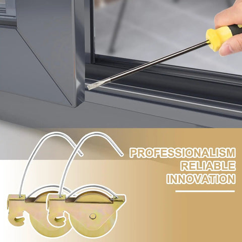 4 Pack Sliding Screen Door Rollers Set Compatible With Arcadia KDEX20R And Jeld Wen, installation tool
