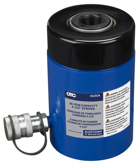 4121A hydraulic cylinder from 30 Ton Pro Grade Kingpin And Brake Anchor Pusher Set With Hydraulic Cylinder And 2 Speed Hand Pump