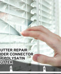 20 Pack Window Blind Repair Sliders And Shutter Connector Pins With 3.25 Inch Center Spacing Heavy Duty Build For A Quick Fix And Hassle Free Operation, hand adjusting blind slats.