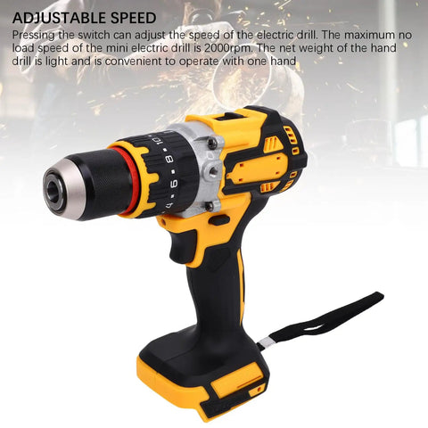 Heavy Duty Brushless Cordless Drill Delivers Knockout 100Nm Torque And Rips Through Tough Surfaces At 2000 RPM With Plug And Play Speed Control.