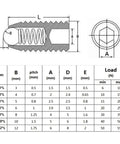 Premium Spring Ball Plunger Set Screws M10 By 20mm Black Coated Grade 129 Alloy Steel Hex Socket dimensions and specifications chart