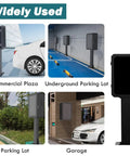 Keep It Square Heavy Duty EV Charger Station Protector All Weatherproof Electrical Enclosure in various locations like garage and parking lot.