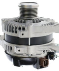 Top Tier Alternator Pumping Out Smooth Cranking Power And Built Tough Reliability Compatible With Toyota 4Runner FJ Cruiser And Tundra Models Rocking A 4.0 Liter Engine For Painfree Installation And Daily Grind close-up view of alternator showing details and connection points.