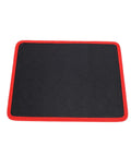 Heavy Duty Magnetic Tool Mat With PVC Coating Flexible 9.84 By 12.99 Inches Stays Put For Screwdrivers Wrenches Bolts And Small Parts In The Garage Or Shop Holds Tools Firmly Even On Tilted Surfaces., black PVC-coated magnetic tool mat with red border, 9.84 x 12.99 in