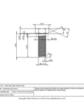 5/16-18 X 1 Inch UNC Titanium Hex Head Bolt drawing showing precise dimensions for Grab A Fresh Pack Of 10 Boss Level 5/16-18 1 Inch UNC Titanium Hex Head Bolts Grade 2 CP That Are Truly Badass Stronger Lightweight Wreckers Of Rust Perfect For Saltwater Shores Heavy Duty Fasteners With Polished Shiny Look.