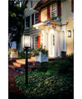 Outdoor Wall Light One Light Fixture In Olde Bronze With Clear Seeded Glass on porch, durable aluminum, wet location rated