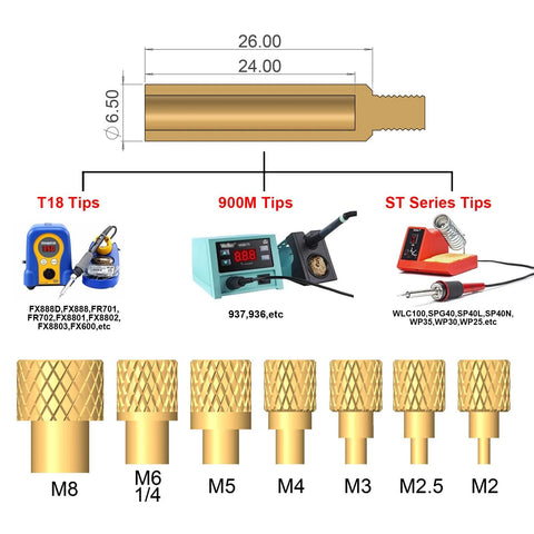 Amazon 3DZWMAN heat-set insert tool kit with brass inserts, 60W soldering iron, 380-piece kit and M2–M8 insert tips