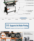 Top Shelf Continuous Vacuum Packaging Machine Featuring Quick Nitrogen Gas Flushing Alongside Solid External Sealer with ink roller printing details.