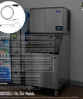 Commercial ice maker with Water Level Sensor Probe Kit Replacement 000016053 for fixing refilling and boosting ice production