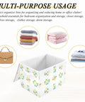 Stackable Storage Bins With Lids, 16.5 By 12.6 By 11.8 Inch Foldable Closet Organizers showcasing multi-purpose usage for clothes and linens.