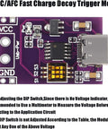 4 Pack Type C PD AFC USB PD Testing Board For Fast Charge Power Supply Change Module DIP switch voltage adjustments visible