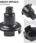 Pro Grade Starter Clutch Wrench For Lawn Mower Parts 19114 19161 19244, black steel holding socket