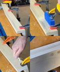 Pro Level Dowel Jig Kit Featuring Three Precision Drill Guide Bushings And Matching Bits for drilling aligned holes in wood.