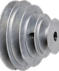Tough As Nails Four Step V Groove Pulley With One Half Inch Bore and Hollow Head Set Screws, ideal for power transmission projects.