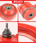 Deadset Tough Front End Suspension Overhaul Kit For 2003 To 2007 Honda Accord And 2004 To 2008 Acura Tsx, showing red control arm and ball joint.