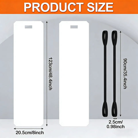 Heavy Duty Refrigerator Sliders For Appliance Moving With 660 Lb Capacity And Non Slip Rubber Bottom Glides dimensions and specifications