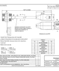 Heavy Duty Cat6A Ethernet Retractable Network Extension Reel Waterproof Shielded Patch Cord 150 Foot wiring diagram and specifications.