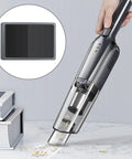 Essential Yanzunlrn Replacement Side Bracket For Vacuums And Sweeping Robots shown with a handheld vacuum cleaner on a surface.