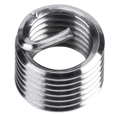 Top Notch 30 Piece Thread Repair Insert Kit With Precision Wire Helicoils For Stripped M5 Bolt Holes In Steel Cast Iron And Aluminum Engine Blocks Auto Shop Essential, M5 steel coil insert