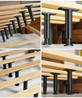 Two Pack Adjustable Bed Frame Support Legs Heavy Duty Load Bearing Composite Furniture Feet installation
