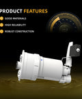 Smooth Operator Premium Fuel Pump Module Assembly Replacement For Toyota RAV4 Models 2001 Through 2005 Equipped With 2.0 Liter And 2.4 Liter Straight Four Engines, showcasing durable design and features.