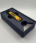 Ready Gridfinity Compatible Blade Holder Insert For DeWalt Retractable Utility Knife Organizer Tray 4x2 Unit In Dark Gray PLA