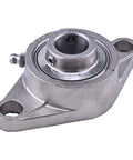 Three Quarter Inch Stainless Steel Two Bolt Flange Bearing For Shaft MUNCFL204-12 SSUCFL204-12 YCJT PT Replacement Part Image