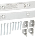 Appliance Installation Kit Genuine Replacement Part For General Home Appliances with screws and mounting brackets.