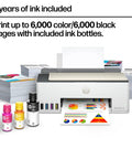 Smart Tank 5000 Wireless All In One Ink Tank Printer With Scanner And Copier, Two Years Of Ink Included, Cartridge Free Refill System