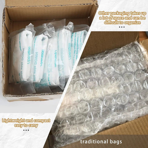 Six Pack 20 By 24 Inch Expanding Foam Packaging Bags Quick Set Cushioning For Shipping Mailing, packed for safe transit.