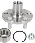 Front Wheel Bearing And Hub Assembly HA590498 Replacement For 2003 To 2017 Toyota Corolla Fwd 5 Lug showing hub, bearing, and hardware.
