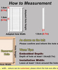 How to measure for Professional Grade Return Air Grille With Slick Magnetic Latch Louvered Access Door Built In Dust Filter.