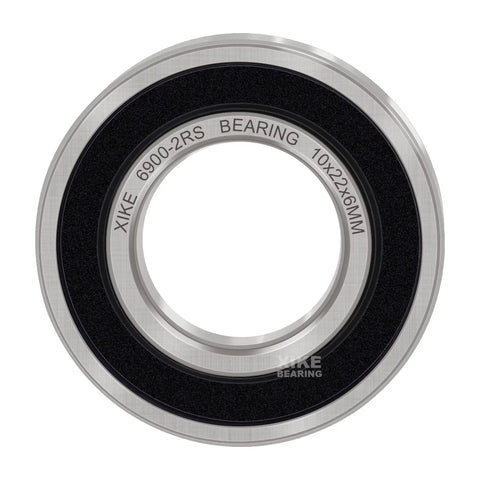 Solid 10-Pack Of 6900-2RS 10X22X6MM Deep Groove Ball Bearings Ultra Smooth Chrome Steel construction with double rubber seals.