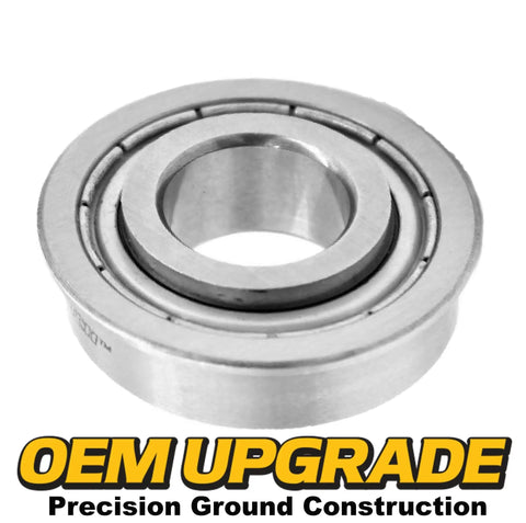 Close-up of Heavy Duty Front Wheel Bearings 5/8 Inch, precision steel, designed for lawn tractors and yard equipment.