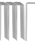 Heavy Duty 12 Inch Landscape Staples U Shaped Ground Stakes Galvanized 8 Gauge Steel For Outdoor Decor Irrigation Tubing Fences Weed Barriers