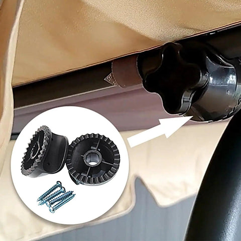 Replacement Swing Canopy Frame For Porch Swings And Hammocks, Rustproof ABS Reinforcement Kit, Patio Shade Bracket Parts, Backyard Maintenance Tool, Easy Assembly, Durable Garden Repair For Outdoor Decks
