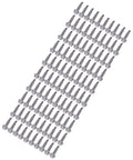 100 Pcs Self Tapping Stainless Steel Hex Washer Head Screws Kit With Self Drilling Point For Furniture And Mechanical Repair