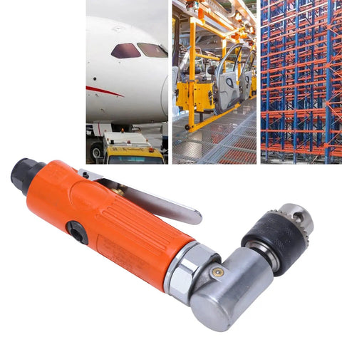 Professional Grade Industrial Heavy Duty Right Angle Air Grinder Cranking 25000 RPM for smooth metal cutting and auto body work.