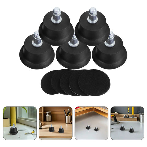 Rock Solid Office Chair Replacement Wheels And Bell Glides Heavy Duty Floor Savers for smooth rolling on various surfaces.